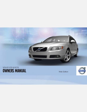 2012 volvo xc70 owners manual lhd & rhd